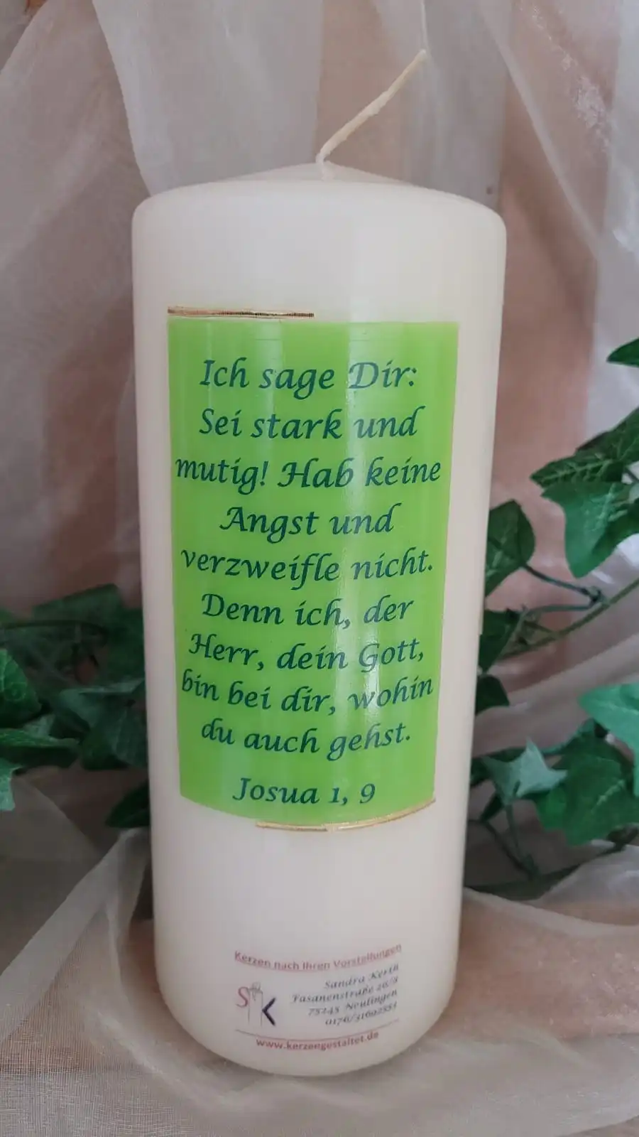 Taufe und Konfirmation & Taufkerzen